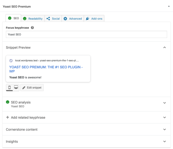 Yoast seo premium